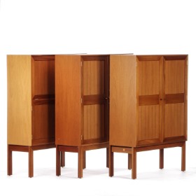 Rud Thygesen and Johnny Sørensen. Three mahogany bookcase modules (3)