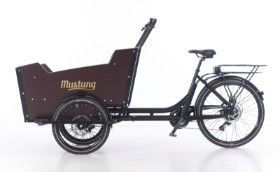 Mustang Cargo Electric el-ladcykel med 8 gear - Black