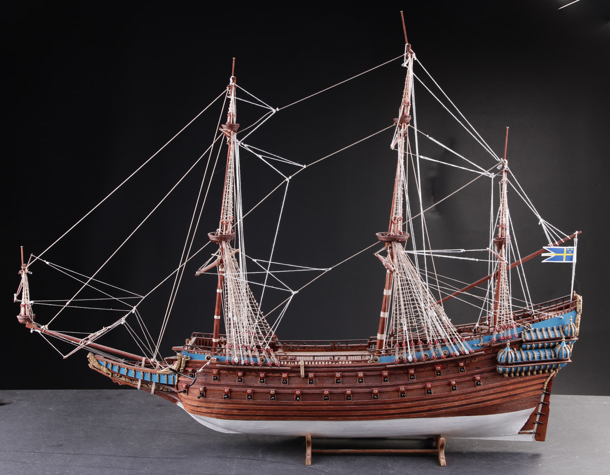 Modelskib, Billing Boats, af det svenske orlogsskib 'Vasa' | Lauritz.com