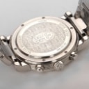 Corum. 'Romulus' chronograph men's wristwatch with steel case w. box + certf.