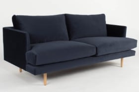 Wendelbo. 2,5-pers. sofa model 056, velour, egetræ