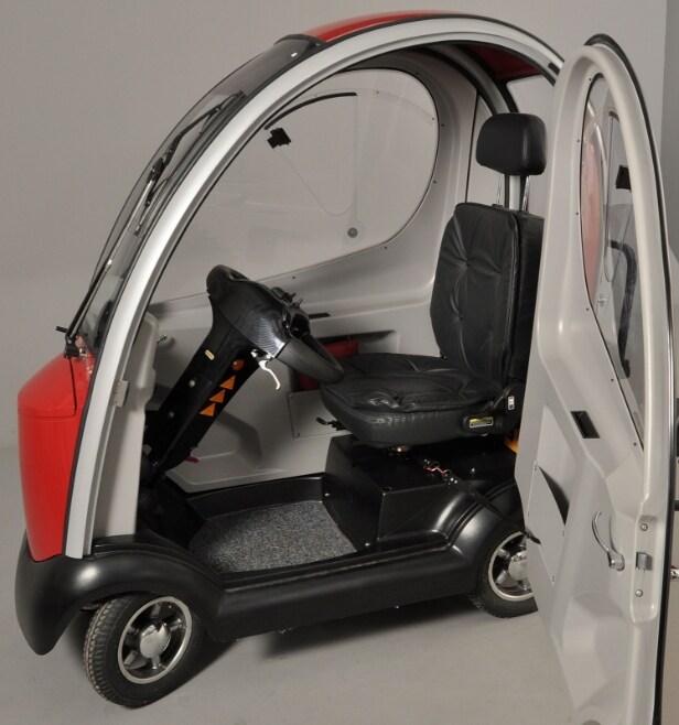 Pro-Movec: Lukket El Scooter model Minibil