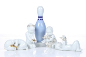 Bing og Grøndahl. Samling porcelænsfigurer mm. (5)