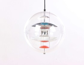 Verner Panton. 'VP-Globe' loftslampe, Ø. 40 cm.