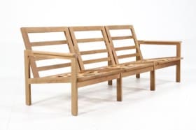 Illum Wikkelsø. Fritstående tre-pers. sofa, 1960'erne