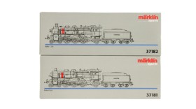 Märklin 37181+37182 Digital HO: Two steam locomotives Reihe S 3/6 (2)