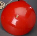  Christian Dell. Kaiser bordlampe, model 6782, rød
