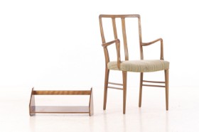 Hans J. Wegner. A wall shelf and armchair (2)