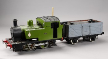 Minizug Dampflokomotive mit Tender, 5 (2)