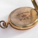 Double-cased men's pocket watch made of 14 kt. gold