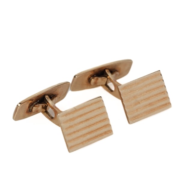 Axel Holm. A pair of 14 kt. gold cufflinks (2)