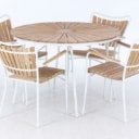 Cinas. Garden table and four chairs - Model Ellen (5)