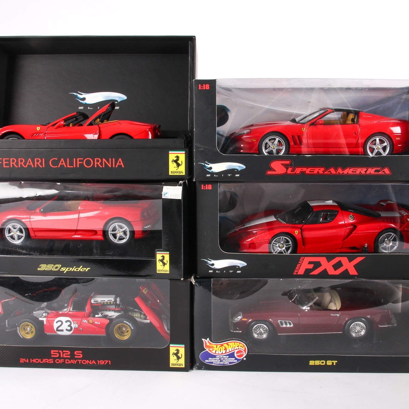 ミニカー HOTWHEELS Ferrari Super America 1/18 Ferrari 410