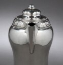 Georg Jensen. Kaffekande af sølv, tidlig, ca. 1919-1927