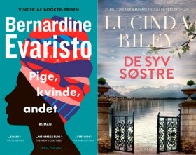 'Pige, kvinde, andet' af Bernardine Evaristo og 'De syv søstre - De syv søstre 1' af Lucinda Riley (2)