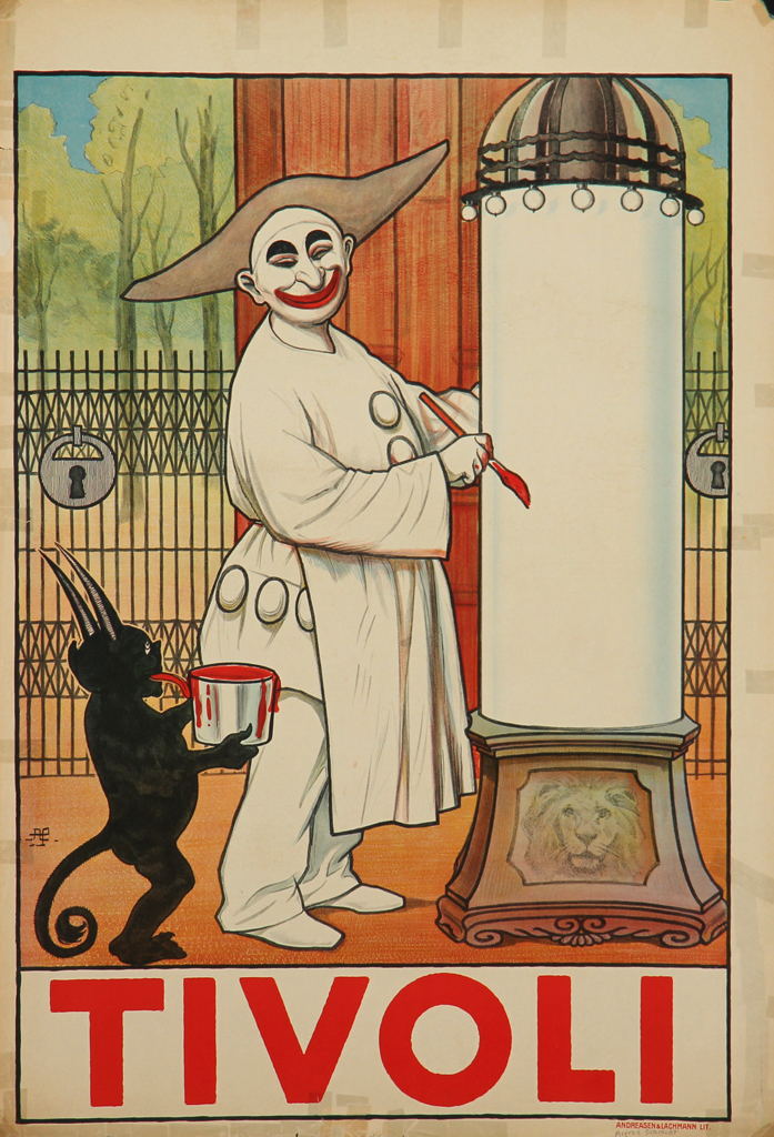 Den sandsynlige hed Alle sammen Alfred Schmidt. Poster, 'Tivoli', lithograph, 1913 | Lauritz.com