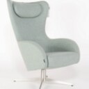 541. Brunstad. Armchair model Bella with footstool (2)