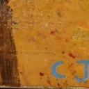 Gitte Skovmand, Ellis Utzon, etc. Collection paintings. (4)