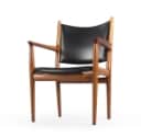 Hans J. Wegner for Johannes Hansen. Four teak armchairs, model 'JH-513' (4)
