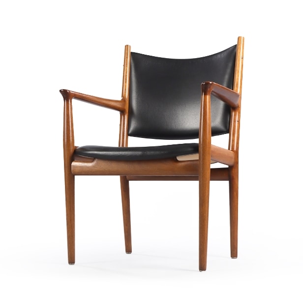 Hans J. Wegner for Johannes Hansen. Fire armstole af teak, model 'JH-513' (4)