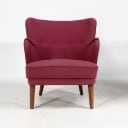 Danish furniture manufacturer. High and low-backed armchair, 1950s (2)