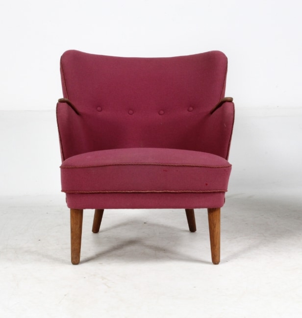 Danish furniture manufacturer. High and low-backed armchair, 1950s (2)