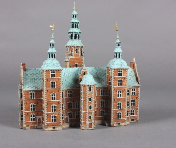Samling Trip Trap miniature modelhuse og bygninger (10) 