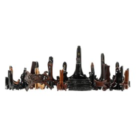 Collection of wooden stands (54)