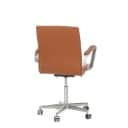 Arne Jacobsen. 'Oxford' office chair, vintage aniline leather with height adjustment and tilt function