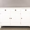 Geromar Större matbord,10 stolar och sideboard/skänk i äldre stil(14)