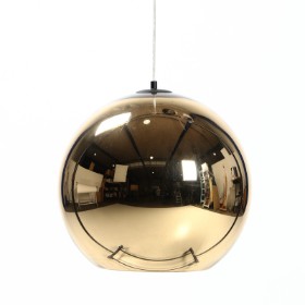 Tom Dixon. Pendel af polycarbonat, model 'Mirror Ball Gold'