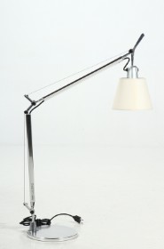 Artemide: Tolomeo Basculante Parchment table lamp.