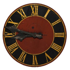 Large dial of painted metal, 1900s