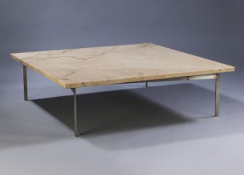 Poul Kjærholm. PK-61A sofa table made in marble and steel