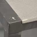 Colorit: Havemøbelsæt: Bord med polystone og 4 stole i flet (5)