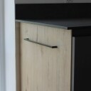 Nolte Küchen. Komplet køkken med køkkenø, bordplade i skifer m/ underlimet vask, samt fuld Bosch hvidevarepakke.