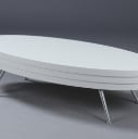 Stouby Furniture. Oval coffee table, model Mojo Platform.