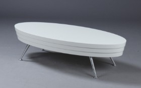 Stouby Furniture. Oval coffee table, model Mojo Platform.