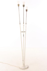 Floor lamp with three light arms, 1950s