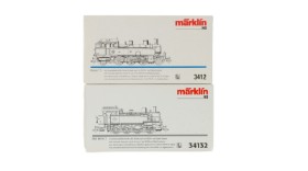 Märklin 3412+34132 Delta HO: Two steam locomotives Class T5 and DRG BR 92.7 (2)