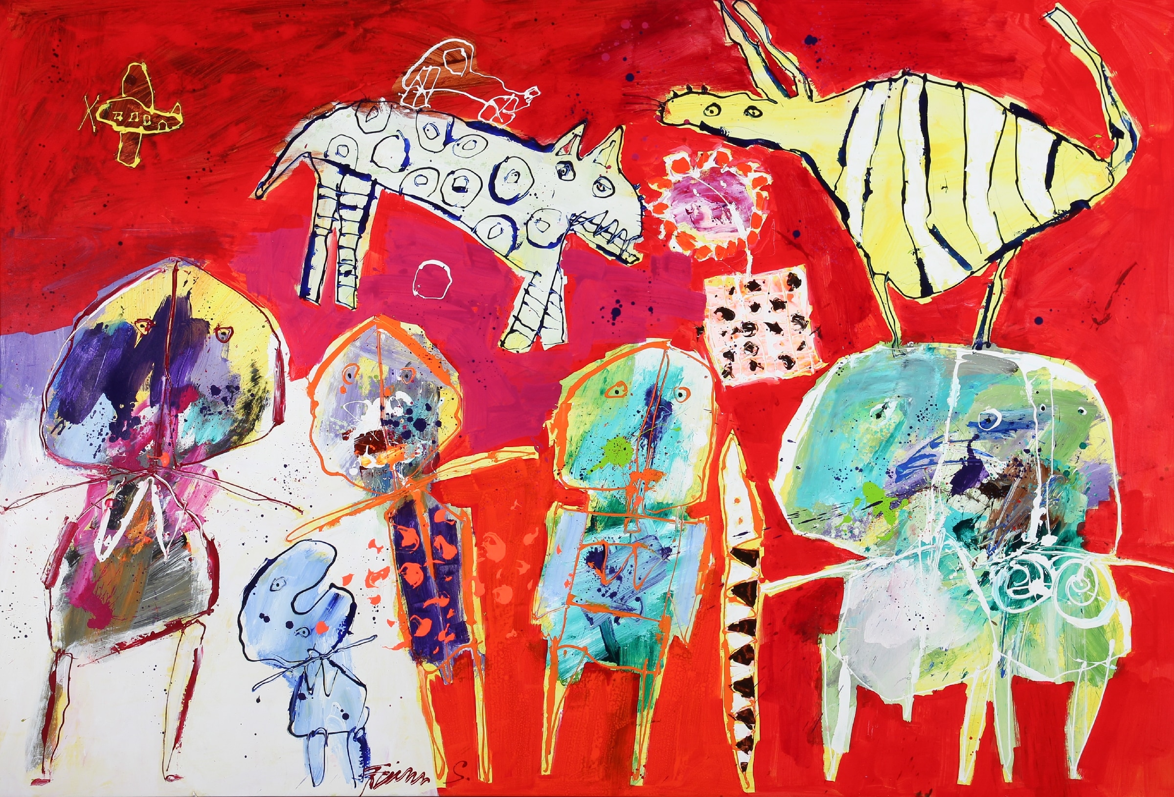 Finn Sørensen. 'Love on Canvas #10'