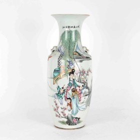 Kinesisk vase af porcelæn, ca. år 1900