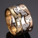 Fusion ring med brillanter Nina Koppel for Georg Jensen