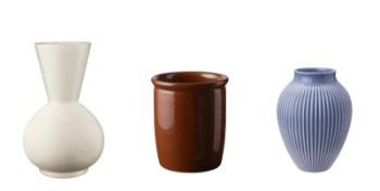 Knabstrup Keramik og FDB  vaser og krukke (3)