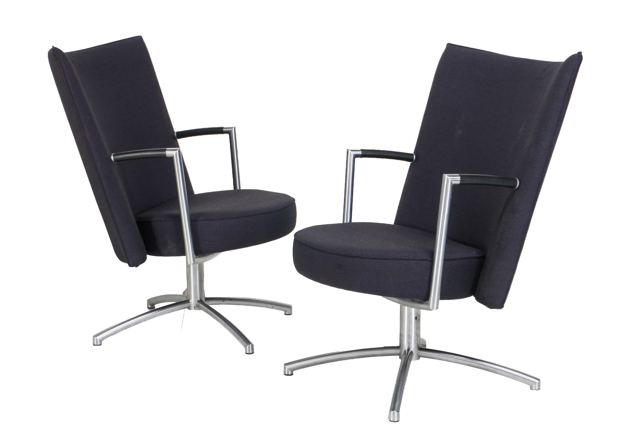 Johannes Foersom & Peter Hjort-Lorentzen. Pair of 'Partner' lounge chairs, model EJ80 (2)