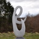 Ru Long: Skulptur af upoleret sort marmor Denne vare er sat til omsalg under nyt varenummer 2917077