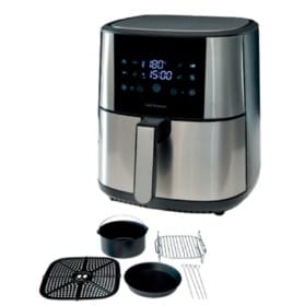 1696 - Gastronoma airfryer 8 liter inkl. tilbehørssæt 1800 watt