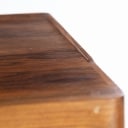 Erik Severin Risager-Hansen. Freestanding rosewood desk, model '66'