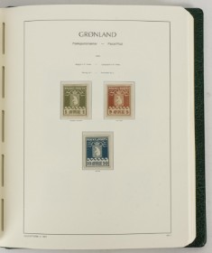 GRØNLAND. 1905-2010. Samling i Leuchtturm album med kassette */**