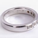 Chiaravalli. Halvalliance- brillantring af 18 kt. hvidguld